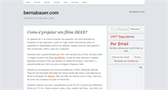 Desktop Screenshot of bernabauer.com
